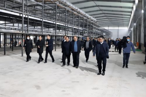 沧州市重点项目观摩团来我县观摩